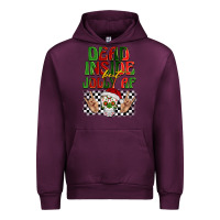Mauve Wine dead inside but jolly af Urban Hoodie - BarkalooDesign
