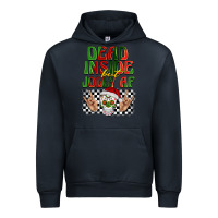 Navy dead inside but jolly af Urban Hoodie - BarkalooDesign