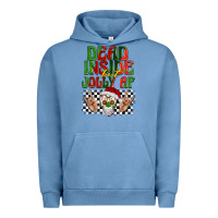 Pigment Pebble Blue dead inside but jolly af Urban Hoodie - BarkalooDesign