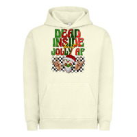 Pigment Pistachio dead inside but jolly af Urban Hoodie - BarkalooDesign