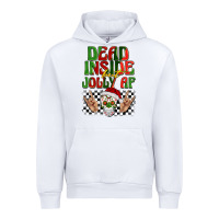 White dead inside but jolly af Urban Hoodie - BarkalooDesign