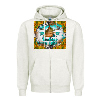 Oatmeal Heather teaching my tribe tumbler Zipper Hoodie - BundleAndBundleShop