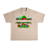 French Oak custom name christmas elf Urban Heavy Tee - texasbilliewilder