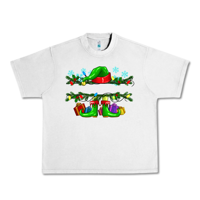 Custom Name Christmas Elf Urban Heavy Tee by texasbilliewilder | Teevron