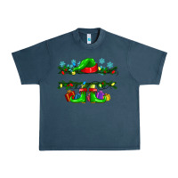 Midnight Navy custom name christmas elf Urban Heavy Tee - texasbilliewilder