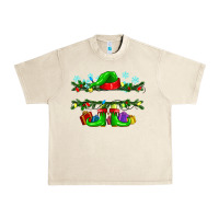 Sandshell custom name christmas elf Urban Heavy Tee - texasbilliewilder