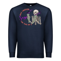 Navy not enough sage for this sht Premium Sweatshirt - MaliasSmallBusiness