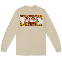 Mushroom america map sunflower license plate Long Sleeve Tee - HRA Design Shop