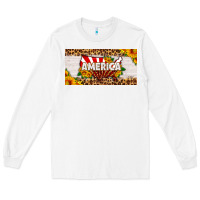 White america map sunflower license plate Long Sleeve Tee - HRA Design Shop