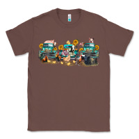 Chestnut western farm trucks farm animals Classic Tee - FaDigitalArtStudio