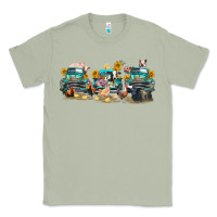 Matcha western farm trucks farm animals Classic Tee - FaDigitalArtStudio