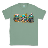 Sage western farm trucks farm animals Classic Tee - FaDigitalArtStudio
