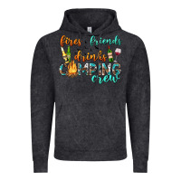 Vintage Black fires friends drinks camping crew Vintage Hoodie - texasbilliewilder