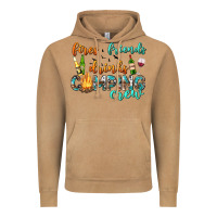 Fires Friends Drinks Camping Crew Vintage Hoodie | Teevron