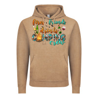 Vintage Coffee fires friends drinks camping crew Vintage Hoodie - texasbilliewilder