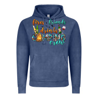 Vintage Denim fires friends drinks camping crew Vintage Hoodie - texasbilliewilder
