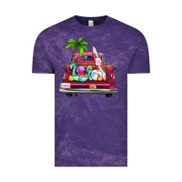 Cloud Purple summer truck farm truck Vintage Tee - Zillion Design Studio