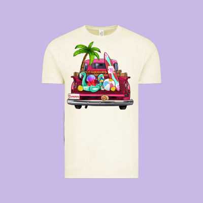 Summer Truck Farm Truck Vintage Tee Designed By Zillion Design Studio