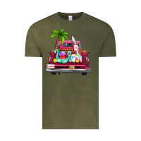 Vintage Olive summer truck farm truck Vintage Tee - Zillion Design Studio