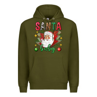 Army Green Santa baby Christmas Premium Hoodie - NancyCooperArtShop