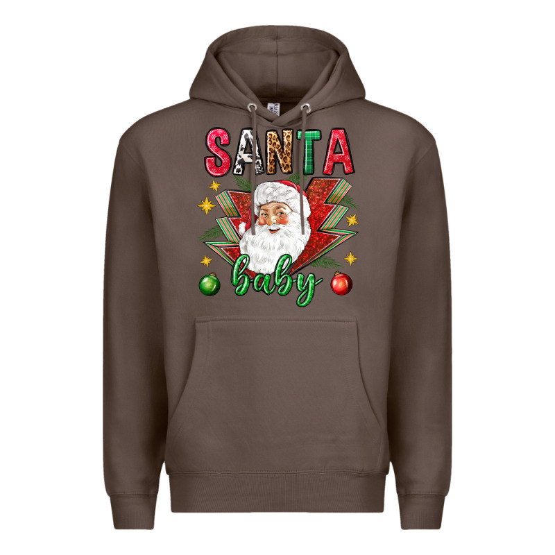 Santa Baby Christmas Premium Hoodie by NancyCooperArtShop | Teevron