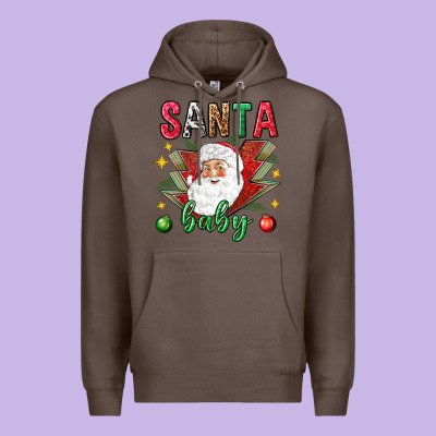 Santa Baby Christmas Premium Hoodie Designed By Nancycooperartshop