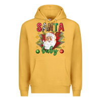 Mustard Santa baby Christmas Premium Hoodie - NancyCooperArtShop