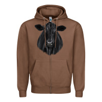 Chestnut black angus Zipper Hoodie - JahusDesignShop