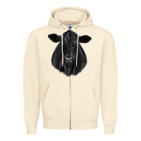Sandshell black angus Zipper Hoodie - JahusDesignShop