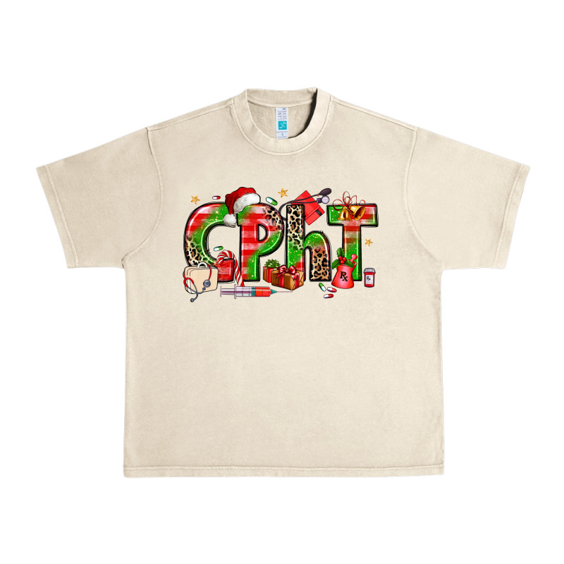 Christmas Cpht Pharmacy Technician Urban Heavy Tee by texasbilliewilder | Teevron