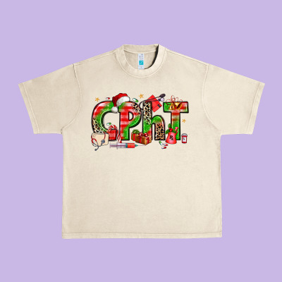 Christmas Cpht Pharmacy Technician Urban Heavy Tee Designed By Texasbilliewilder