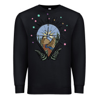 Black compass with mountain Premium Sweatshirt - MaliasSmallBusiness