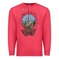 Cardinal compass with mountain Premium Sweatshirt - MaliasSmallBusiness