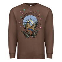 Chestnut compass with mountain Premium Sweatshirt - MaliasSmallBusiness