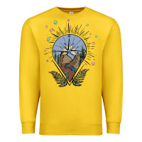 Lemon compass with mountain Premium Sweatshirt - MaliasSmallBusiness