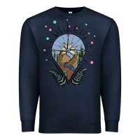 Navy compass with mountain Premium Sweatshirt - MaliasSmallBusiness