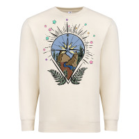 Sandshell compass with mountain Premium Sweatshirt - MaliasSmallBusiness