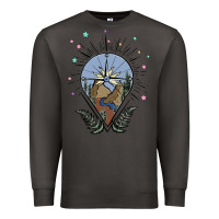 Smoke compass with mountain Premium Sweatshirt - MaliasSmallBusiness