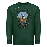 Sports Green compass with mountain Premium Sweatshirt - MaliasSmallBusiness