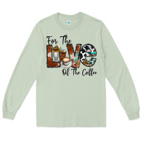 Matcha for the love of the coffe Long Sleeve Tee - CowhideDigitalArt