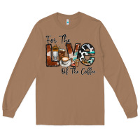 Toasted Coconut for the love of the coffe Long Sleeve Tee - CowhideDigitalArt