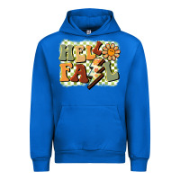 Cobalt groovy hello fall Urban Hoodie - BarkalooDesign