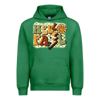 Emerald groovy hello fall Urban Hoodie - BarkalooDesign