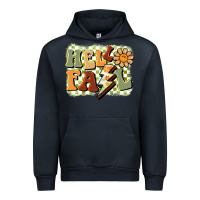 Navy groovy hello fall Urban Hoodie - BarkalooDesign