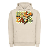 Pigment French Oak groovy hello fall Urban Hoodie - BarkalooDesign