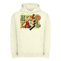 Pigment Pistachio groovy hello fall Urban Hoodie - BarkalooDesign