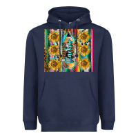 Navy western teacher Heavyweight Hoodie - LillyAllenDesigns