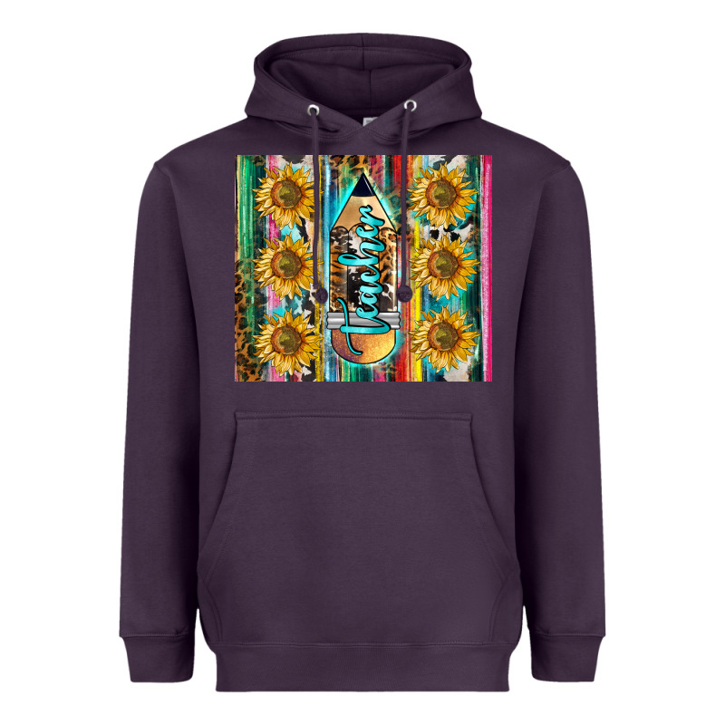 Western Teacher Heavyweight Hoodie by LillyAllenDesigns | Teevron