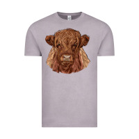 Vintage Zinc highland cow Vintage Tee - RanaPortraitStore