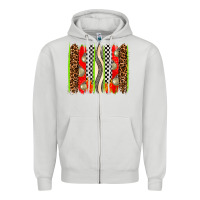Dove Grey race brushstrokes Zipper Hoodie - AdoDesignShop